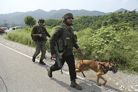Indian army soldiers arrive at the site of a gun battle with suspected militants at Kakriyal village, in Jhajjar Kotli, 35 kilometers from Jammu, India, Thursday, Sept. 13, 2018. | (File | AP)