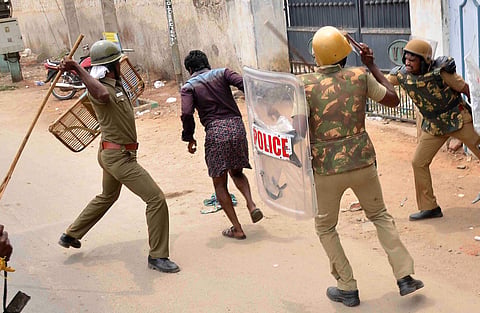 As many as 13 people were killed and several injured on May 22 when the police opened fire on a huge crowd of people protesting against Thoothukudi's Sterlite plant. (Photo | File/EPS)