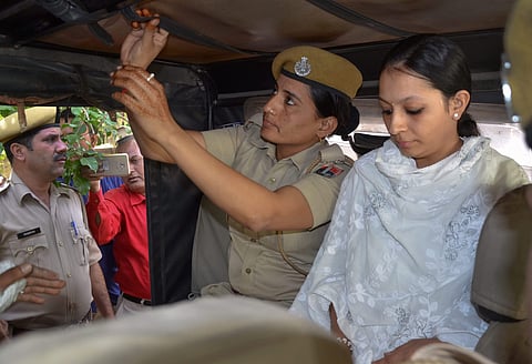 Shilpi, a key aide of Asaram Bapu and co-accused in a sexual assault case. (File | PTI)