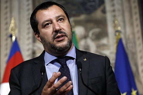 Italy's far-right Interior Minister Matteo Salvini. (File | AP)
