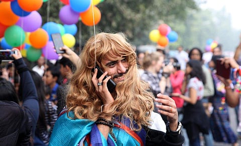 Calling the Section 377 irrational and arbitrary, the CJI said that the LGBTQ community enjoys same rights as other citizens under the Constitution. In image: A scene from the Delhi Gay Pride. (EPS  Shekhar Yadav)