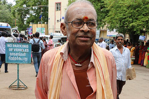 Veteran Tamil film comedian Vellai Subbaiah. (File | EPS)
