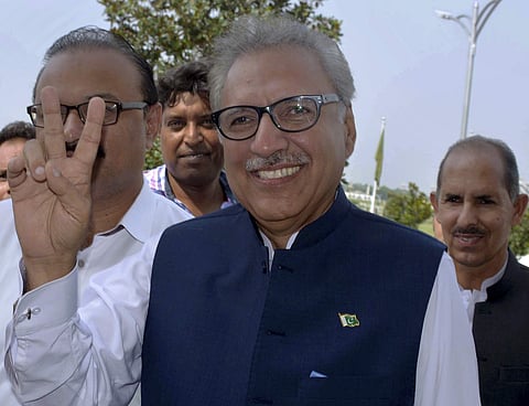 Pakistan president Arif Alvi (Photo | AP)