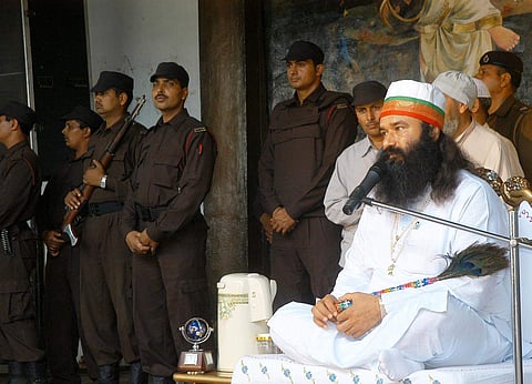 Dera Sacha Sauda chief Gurmeet Ram Rahim Singh (File | EPS)