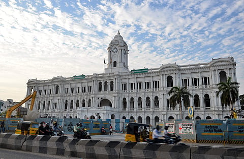 Chennai Corporation building. (File | EPS)