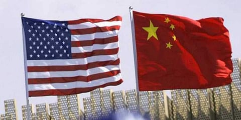 US and China flags used for representational purpose only (Photo:  File / AP)