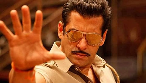 Bollywood actor Salman Khan in 'Dabangg 3'. (Photo | YouTube Screengrab)