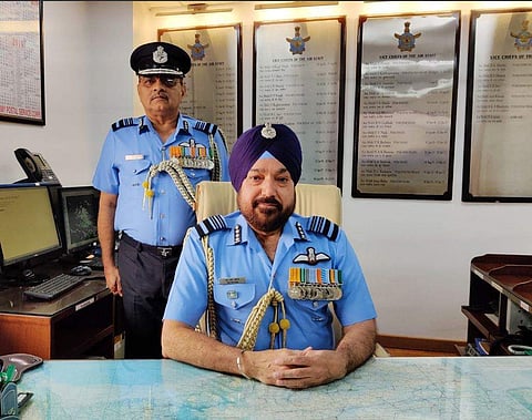 Air Marshal Harjit Singh Arora on Tuesday took over as Vice Chief of the Air Staff (Photo | IAF Twitter)