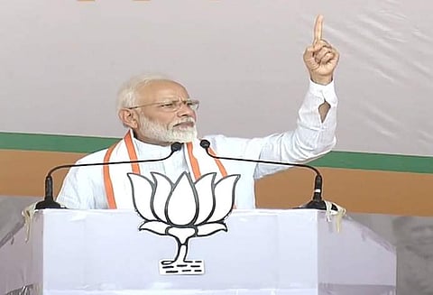 Prime Minister Narendra Modi. (Photo| Twitter/ @BJP4India)