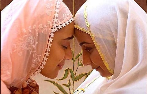 Swara Bhasker and Divya Dutta in  'Sheer Qorma' poster.
