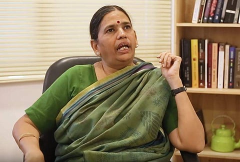 Human rights lawyer Sudha Bharadwaj (Youtube Screenshot)
