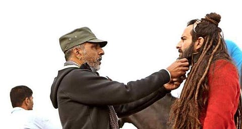 'Lal Kaptaan' director Navdeep Singh with actor Saif Ali Khan.