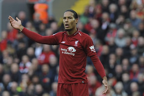 Liverpool's Virgil van Dijk. | AP