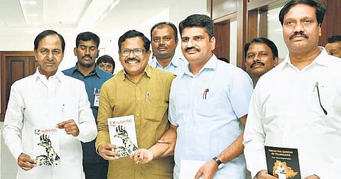 CM K Chandrasekhar Rao releases the second edition of ‘Jwalitha Deeksha’