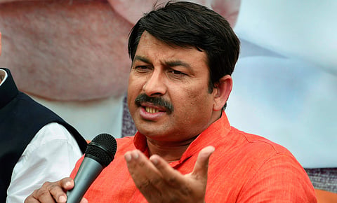 Delhi BJP chief Manoj Tiwari (Photo | PTI)
