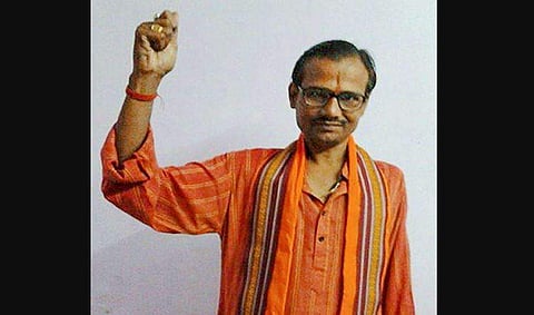 Slain Hindu Maha Samaj Party chief Kamlesh Tiwari. (Photo | PTI)