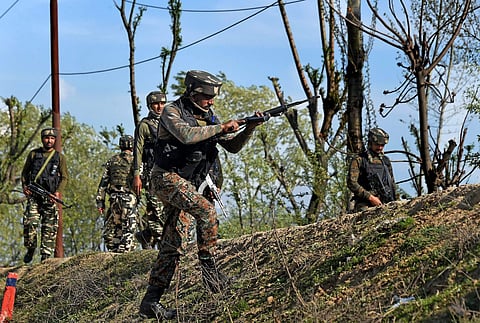 Image of jawans used for representatonal purpose only. (Photo| PTI)
