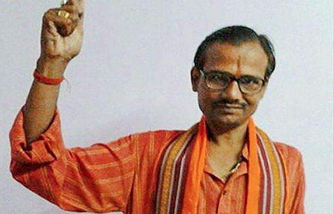 Slain Hindu Maha Samaj Party chief Kamlesh Tiwari (File Photo | PTI)