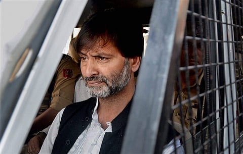 Jammu and Kashmir Liberation Front chief Yasin Malik (File photo | PTI)