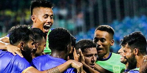 Mumbai City FC start their season with a win. (Photo | Mumbai City FC Twitter)