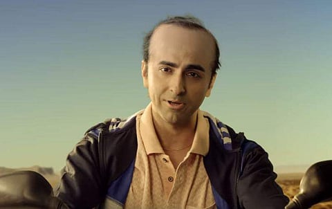Ayushmann Khurrana in Bala (screengrab)