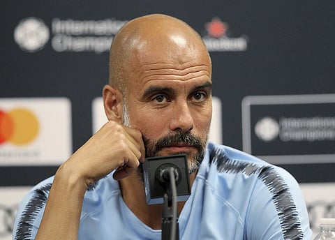 Manchester City manager Pep Guardiola. (File | AP)