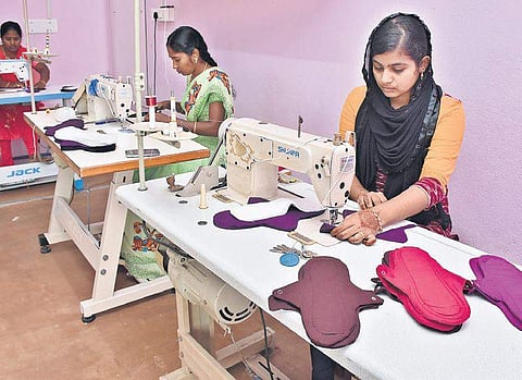 The sanitary napkins are sold at `120 per pad  U Rakesh Kumar