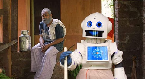 A still from Android Kunjappan Version 5.25 trailer.