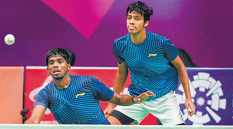 Chirag Shetty (right) and Satwiksairaj Rankireddy