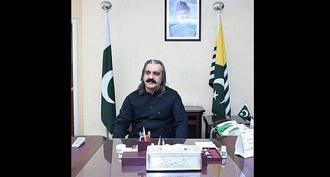 Minister for Kashmir Affairs and Gilgit Baltistan Ali Amin Gandapur (Photo | Ali Amin Gandapur, Twitter)
