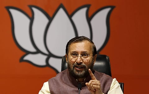 Union I&B Minister Prakash Javadekar (Photo | Arun Kumar, EPS)