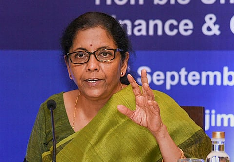 Finance Minister Nirmala Sitharaman. (Photo | PTI)
