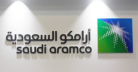 The logo of Saudi Aramco is seen in Manama, Bahrain (Photo | Reuters)