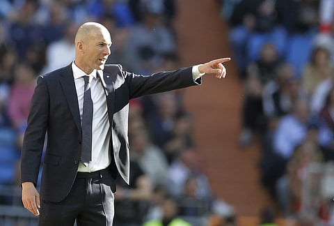 Real Madrid manager Zinedine Zidane (File photo | AP)