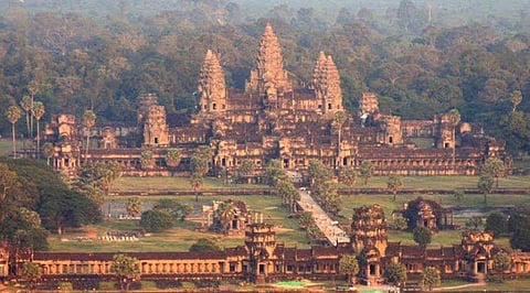 Cambodia’s Angkor Wat. (Photo | @AbhilM, Twitter)