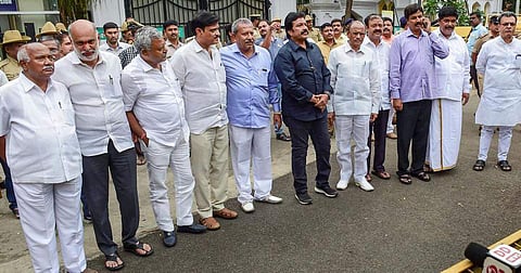 The rebel MLAs of Karnataka who brought down the Kumaraswamy government (File Photo|PTI)