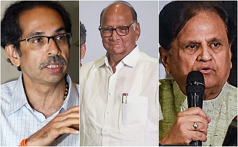 All the three parties shall get 14 ministries each, as per the proposed Shiv Sena formula. | (Photo | PTI) 
