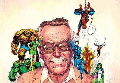 Cartoon of Stan Lee (Photo | Marvel Twitter)