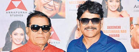 Industrialist T Subbarami Reddy and actor Nagarjuna announces that Rekha and Sridevi will be conferred the ANR National Award for 2019 and 2018