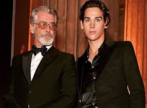 Pierce Brosnan with his son. (Photo | Pierce Brosnan Instagram)