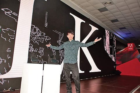 Takuma Nakata  at the DesignUp festival that took place at The Lalit Ashok Bangalore| Shriram BN