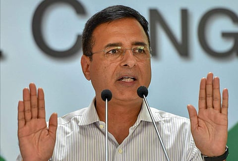 Congress' chief spokesperson Randeep Surjewala (File Photo| PTI)
