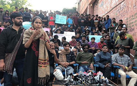 The JNUSU President Aishe Ghosh. (Photo| EPS, Arun Kumar)