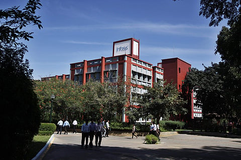 Techies at Infosys campus at Electronic City in Bengaluru. This image is used for representational purposes. (Photo | AP)