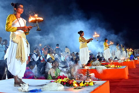 The Godavari Maha Harathi founder-president and BJP national general secretary P Muralidhar Rao said that the Harathi was being successfully organised for the last eight years.