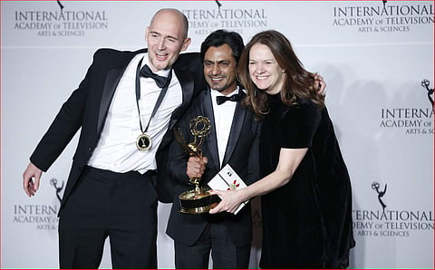 nternational Emmy Winner for Drama Series, 'McMafia' produced by Cuba Pictures. (Photo | Emmy Twitter)