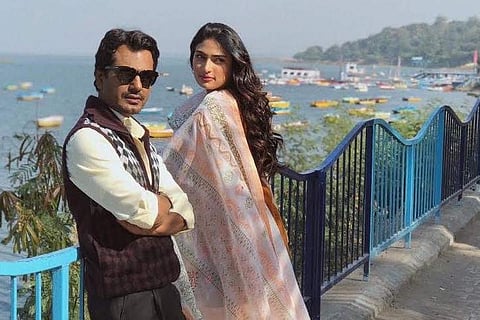 Nawazuddin Siddiqui and Athiya Shetty in  Motichoor Chaknachoor.