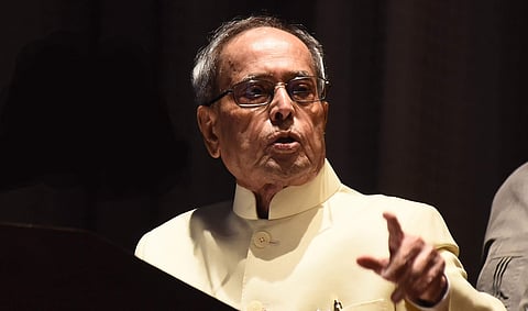 Former President Pranab Mukherjee. ( Photo | Parveen Negi, EPS)