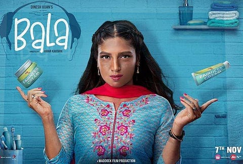 Bala movie poster released on Twitter.