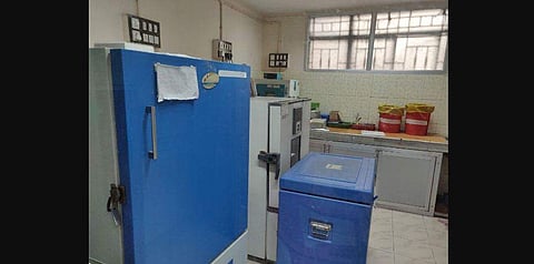 The deep freezer was procured in March 2012 and was being used for patients at the TCC block